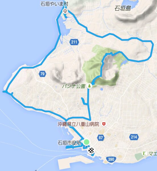 石垣島strava