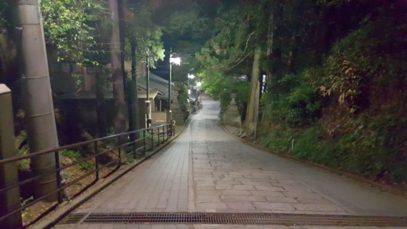 夜の高尾山