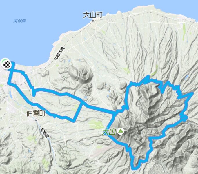 鳥取大山STRAVA