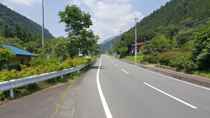 国道299号の小鹿野町付近