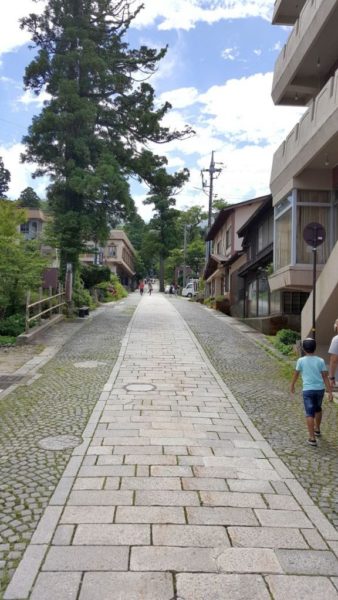 大山寺に向かう参道