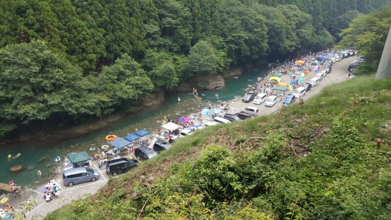 ヤビツ峠のキャンプ場