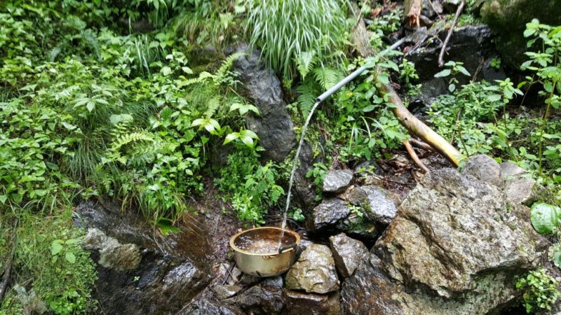 雲取山の水場