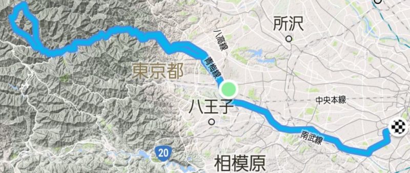 雲取山STRAVA