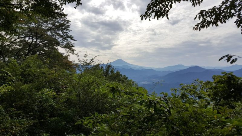 三国山からの眺め（富士山）