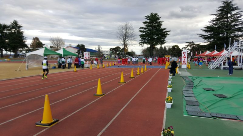 大田原マラソンのゴール地点