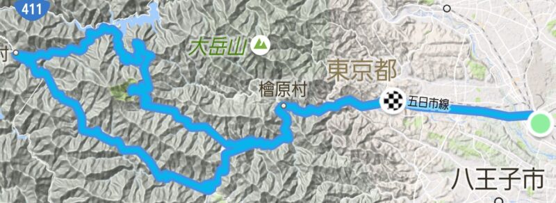 奥多摩Strava