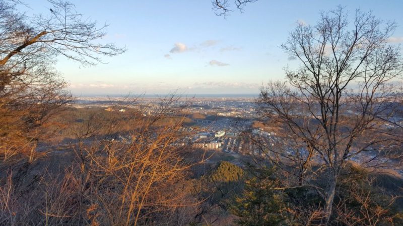 太白山の山頂からの眺め