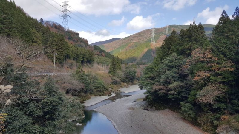 根尾川の風景