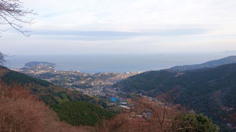 幕山から湯河原の眺め