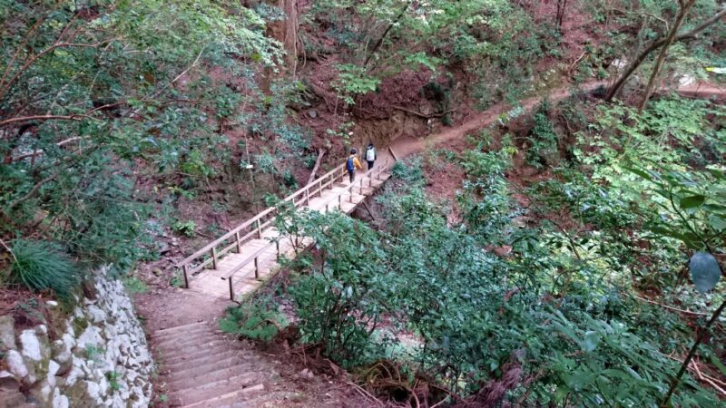 高尾山、3号路の橋