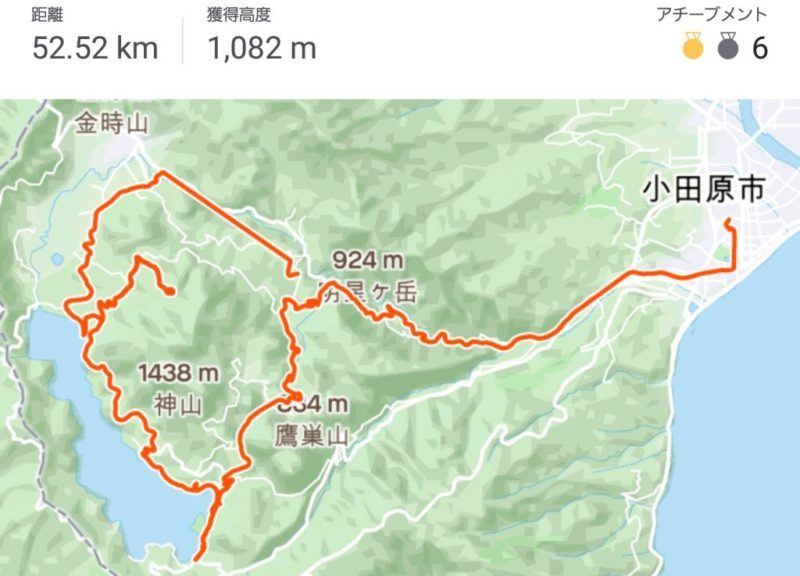 STRAVA 箱根～小田原