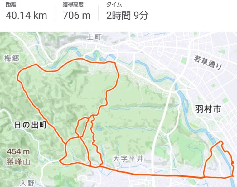 STRAVA 梅ヶ谷峠