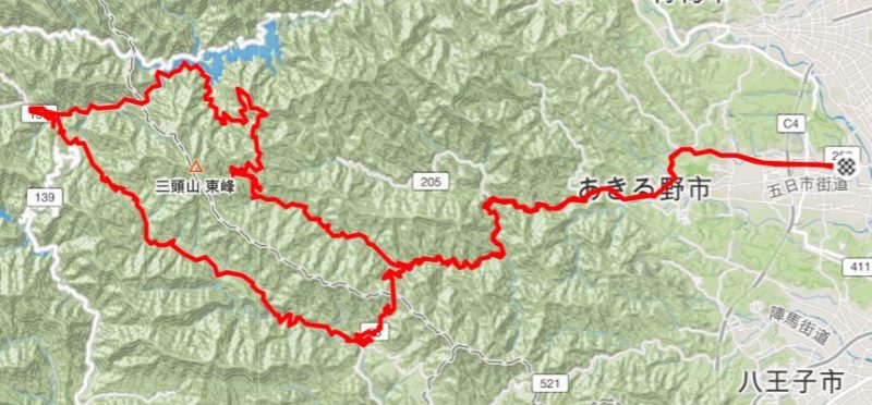 STRAVA 鶴峠～風張峠