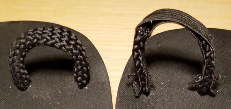 XERO SHOES JESSIEの親指ひも加工