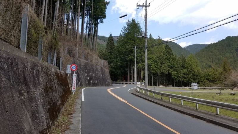 奥多摩の道路