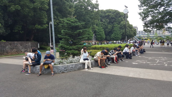 代々木公園、原宿門のポケモンスポット