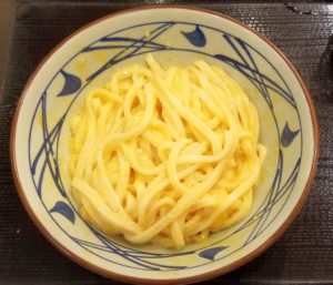 丸亀製麺の釜玉うどん