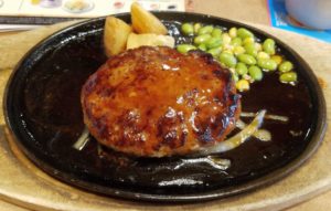 ステーキのどん、200gハンバーグ